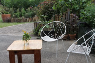 Sunspace outdoor wire chairs